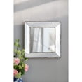 thumbnail image 4 of Bed Bath & Beyond 18" Wall Mounted Vintage Style Glass Frame Accent Mirror - Black, 4 of 7