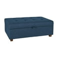 thumbnail image 1 of CorLiving Aubin Large Fabric Tufted Ottoman with Storage and Wood Legs, 1 of 9
