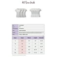 thumbnail image 4 of A2Y Women's Basic Solid Premium Short Sleeve Crew Neck T Shirt Tee Tops 3-Pack 3 Pack - White XL, 4 of 4