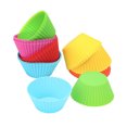 thumbnail image 2 of Chainplus Silicone Cupcake Moulds Reusable Baking Cups Nonstick Bakeware Muffin Bread Cake Molds Cupcake Baking Liners, 24-Pcs, 2 of 8