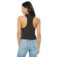 thumbnail image 2 of Ladies' Racerback Cropped Tank - DARK GRY HEATHER - L, 2 of 3