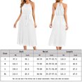 thumbnail image 2 of Vestido plisado sin mangas Vestido casual de mujer de color sólido Vestido maxi Traje diario FLhrweasw Nuevo, 2 of 9