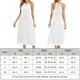 thumbnail image 2 of Vestido Vestido informal para mujer, sin espalda, estilo elegante, ajuste holgado, atuendo diario (blanco S) Kuymtek Blanco T S para Mujer, 2 of 8