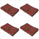 thumbnail image 1 of 4X Cuaderno Retro del Diario de Personalidad de Notas de Carpeta de Anillas Marron S, 1 of 5
