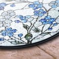 thumbnail image 4 of Forget Me Not Stained Glass Suncatcher, Blue Floral Window Hanging, Botanical Stained Glass Panel, Nature Art,Spring Home Decor,Gift for Mom 1862714798, 4 of 4