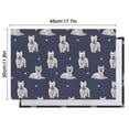 thumbnail image 5 of West Highland White Terrier Summer Placemats Table Placemats Set Of 6-Linen Kitchen Washable Placemats Table Mats 11.8"x17.7"Non-Slip Heat Resistant, 5 of 5