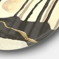 thumbnail image 2 of Designart 'Geometric Forest' Geometric Metal Circle Wall Art, 2 of 3