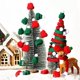 thumbnail image 3 of Christmas Mini Knitting Hats Doll Hat Scarf Material For Crafts DIY Ornament Cute Doll Clothes Accessory Sewing Craft supplies, 3 of 4