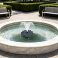 thumbnail image 4 of Honmine Solar Powered Spout Outdoor Courtyard, Floating Fountain with 5 Nozzles, 1 Adapter 6.3 Inch for Swimming Pool, Bathroom, and Garden, 4 of 6
