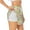 White, variant on 's Medical Icons for a double-layer running short for women, perfect for gym, tennis, and more, featuring a convenient pocket.