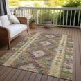 thumbnail image 6 of Addison Rugs Chantille Indoor/Outdoor Transitional Global Green Washable Rectangle Rug, 8' x 10', 6 of 6