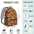 thumbnail image 6 of Red Sunflower Backpack for School,Cute School Bag,Schoolbag with Adjustable Shoulder Straps & Padded Back,15.3"x11"x6.7", 6 of 6