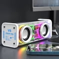 thumbnail image 4 of Altavoz Inalámbrico Altavoces de música Mecha transparentes Compatible con Bluetooth 5.0 1800mAh Suministros para fiestas Ndcxsfigh  Para estrenar, 4 of 7