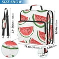 thumbnail image 2 of FORMRS Zipper Binder with Shoulder Strap 1.5-inch Ring 500 Sheet Capacity File Bag, Cute Watermelon, 2 of 5