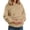 Beige, variant on Womens Pet Kangaroo Pouch Hoodies Petcare Oversized Sweatshirt with Pocket Carry Pouch for Small Dogs Pet Carrier Hoodie Light Gray L