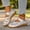 Rose Gold, variant on Women's Closed Toe Hollow Cutout Adjustable Hook Loop Strap Flat Sandals, Contrast Stitch Soft Upper Casual Summer Daily Shoes(Silver,9)