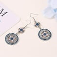 thumbnail image 4 of Fiudx Pendientes de Moda, Joyería Étnica Única, Accesorio Festivo Brillante, Diseño Colgante para Uso Diario, Regalo Perfecto de Navidad, Elegante Decoración para Mujer, Material Metálico de Calidad., 4 of 6