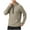 01 Khaki, variant on Fewfanhot Men Sweatshirt Casual Long Sleeve Fleece Hoodies Drawstring Workout Pullover with Kanga Pocket