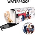 thumbnail image 3 of 4th of July Dog Mailbox Cover 25.5x21 Inch, Independence Day Post Letter Box Covers, American Flag Patriotic Holiday Magnetic Waterproof Mail Wraps for Outdoor Yard Garden Oversized Mailbox Decor, 3 of 6