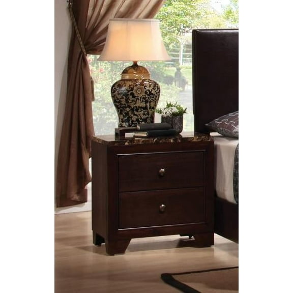 Coaster Home Furnishings 200422 Casual Contemporary Nightstand, Walnut