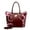 Burgundy, variant on Hummingbird Bloom Scratch & Stain Resistant Top-Handle Bag