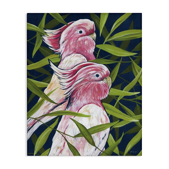 Stupell Industries Bohemian Tropical Paradise Cockatoo Canvas Art, 16 x 20, by Yvette St. Amant