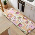 thumbnail image 5 of Pioneer Flower Floral Print Pattern Kitchen Rug Mat,Kitchen Runner Rugs Non Skid Washable,Decorative Kitchen Floor Mats for Kitchen,Sink,Laundry,17"x47.2", 5 of 7