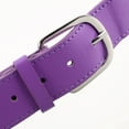 thumbnail image 3 of WEUVEB Comfortable Stretchable Purple Baseball Belt for Youth with Adjustable Waistband, 3 of 8