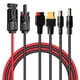 thumbnail image 1 of Conector de panel solar 4 en 1 MC4 a DC5521 7909 XT60 hembra 30A Anderson Cable de extensión 1m, 1 of 9