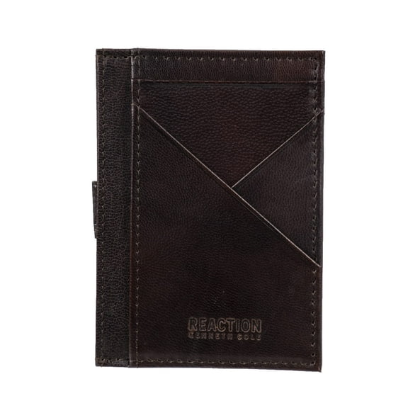 Kenneth Cole REACTION Men's RFID Extra Capacity Getaway Wallet, Brown, One Size