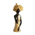 thumbnail image 3 of Estatua de mujer africana de resina, colección de figuras, regalo, decoración moderna de escritorio. Estilo B, 3 of 9