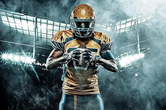 Stealth Padded Football Receiver Gloves - Battle College Lineman, Be a Villain Not a Joker with Padded Stealth Football Gloves with Elite Tacky Grip Palms, Youth, Kids, Men, Boys Small to XXL Sizes