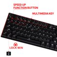 thumbnail image 3 of ¡Vaya! Teclado mecánico GK705 con interruptor de intercambio en caliente, 104 teclas, teclado para juegos por cable resistente al agua RU/EE. UU., retroiluminado Anti-Ghosting para PC, 3 of 5