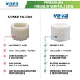 thumbnail image 5 of Veva Premium Humidifier Filters, Compatible with Honeywell Filter A, Appliance Air Filters, 6 Pack, 5 of 7