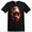 Black-6, variant on Animal Flame T Shirt Wolf Sheep Dual Head Graphic Art Tee Design