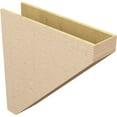 thumbnail image 5 of 9"W x 36"D x 36"H Thin Concord Rough Cedar Woodgrain TimberThane Corbel, Primed Tan, 5 of 6