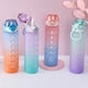 thumbnail image 3 of Botella de agua de 1 litro, botella de agua deportiva motivacional, botellas para beber a prueba de fugas, viaje, gimnasio al aire libre, jarras de Fitness para cocina, nuevo, 3 of 4