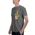 thumbnail image 4 of Happy Father's Day Men's Basic Short Sleeve T-Shirt Deep Heather XX-Large, 4 of 5