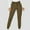 Brown, variant on Azrian Fashion Casual Pants for Womens,Women Casual Trousers High Waist Drawstring With Multi-Pockets Long Pants