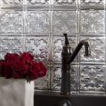 thumbnail image 4 of FASÄDE Traditional Style 10 Decorative Vinyl Backsplash Panel in Brushed Aluminum (6X6 Inch Sample), 4 of 4