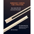 thumbnail image 7 of KONLLEN Maple Pool Cue Stick for Adults - Features Low Deflection Shaft, Titanium Alloy 3/8x8 Joint, and 12mm Tip, 7 of 7