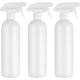 thumbnail image 1 of 3 botellas rociadoras, botella rociadora vacía de 500 ml, botellas de bomba de plástico para rociador de agua para cabello y plantas de jardín (blanco), 1 of 5