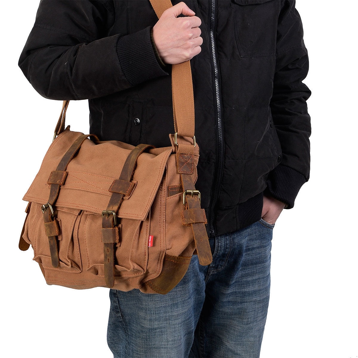 military style messenger bag