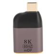 thumbnail image 1 of Adaptador USB C a DisplayPort 8K 60Hz Aleación de aluminio Plug and Play Adaptador USB C a Mini DP para PC Laptop Tablet, 1 of 5