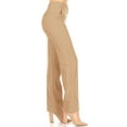 thumbnail image 2 of Women's Classic Straight-Leg Woven Dress Pants for Office and Work, 2 of 5