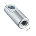 thumbnail image 3 of Unique Bargains Alloy M8x1.25 Female Thread 42mm Length Cylinder Clevis I Type Connector 2 Pack, 3 of 5