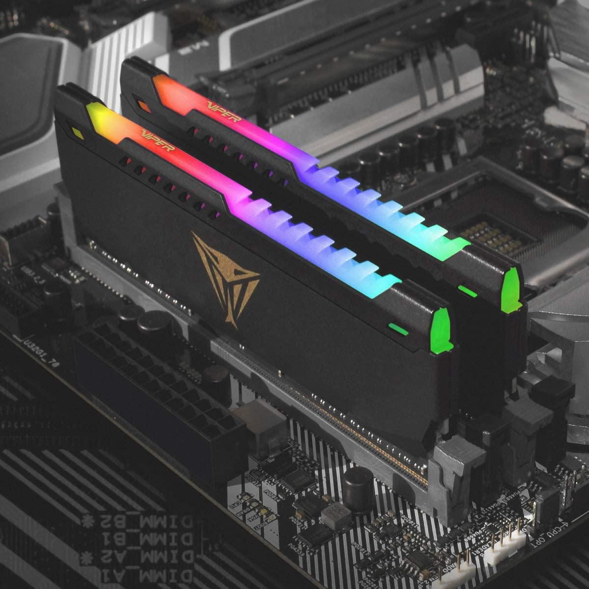 PATRIOT Viper Steel RGB DDR4 64GB (2 x 32GB) 3200MHz Kit
