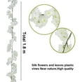 thumbnail image 4 of 3 uds flores de cerezo artificiales vides colgantes guirnalda de flores de seda para la decoración del hogar del banquete de boda Zhivalor 221146-3, 4 of 8