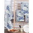 thumbnail image 2 of Blue White Floral Kitchen Dish Towels for Drying Dishes Set of 3, Spring Botanical Leaves Farmhouse Waffle Weave Microfiber Hand Tea Bathroom Towels Quick Dry & Absorbent Towel 15.7x23.6, 2 of 7
