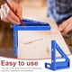 thumbnail image 4 of Multi Angle Measuring Ruler,Carpenter Square with Angle Position Pin, 4 of 5